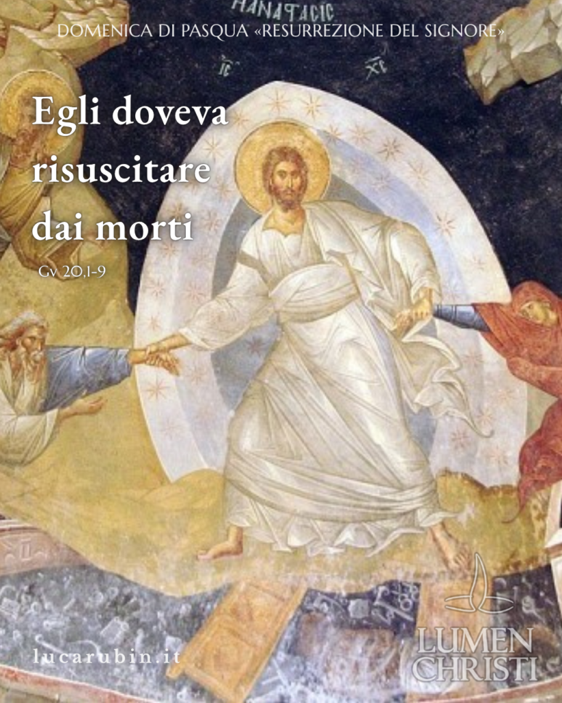 Lumen Christi Pasqua 2026 Vangelo del giorno