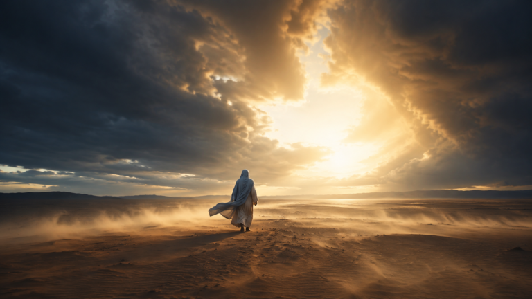 Donna del deserto, oasi di resurrezione